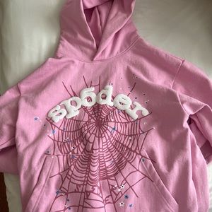 pink spider worldwide hoodie